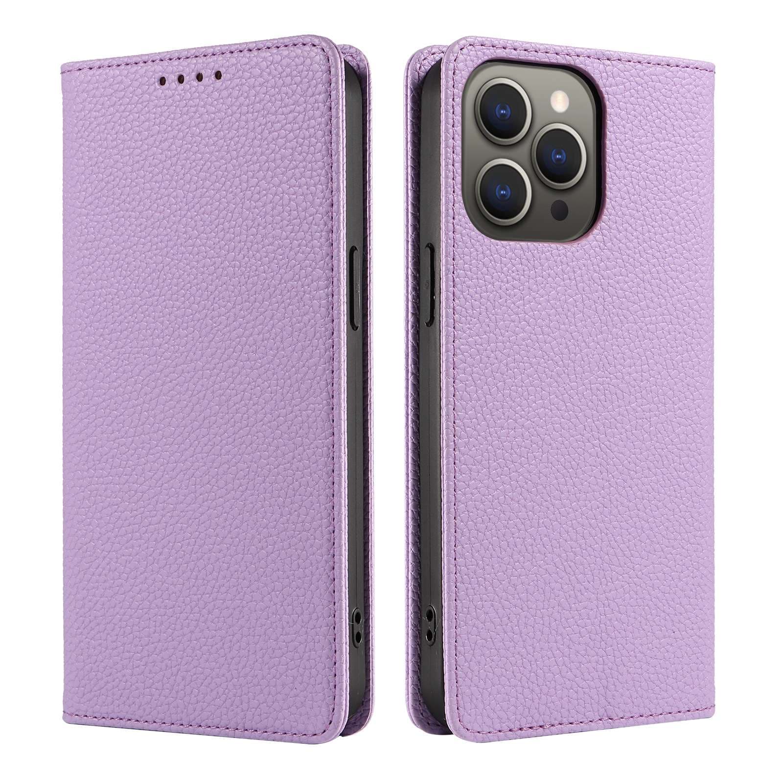 高級感溢れる本革風手帳型スマホケース