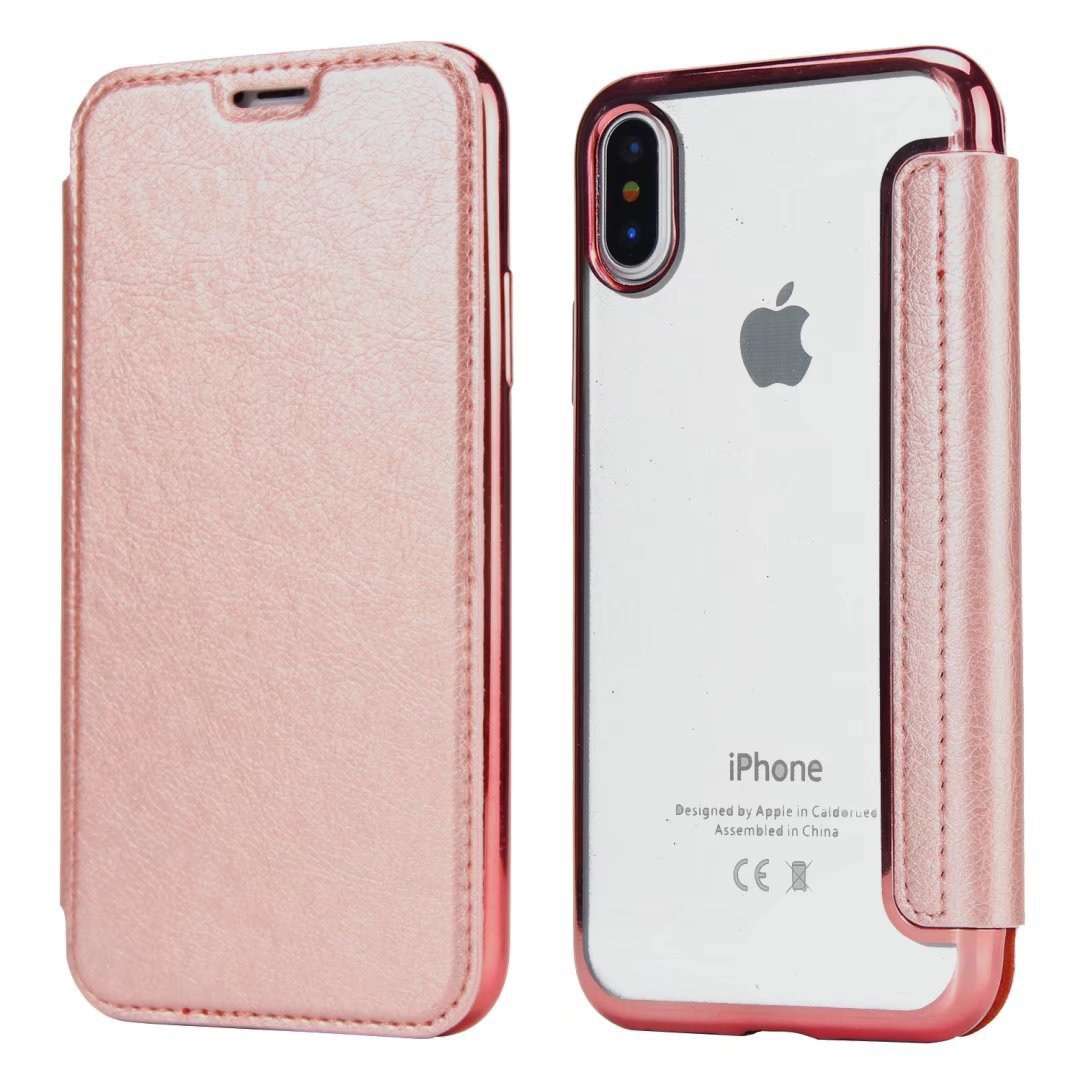 手帳型スマホケース  高級レザー調フリップカバー iPhone ケース