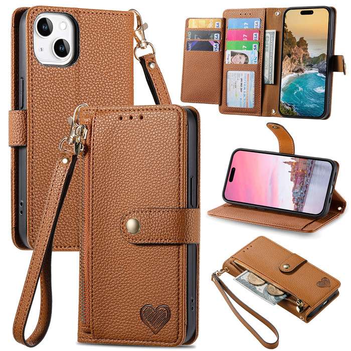 手帳型スマホケース  多機能財布型スマホケース