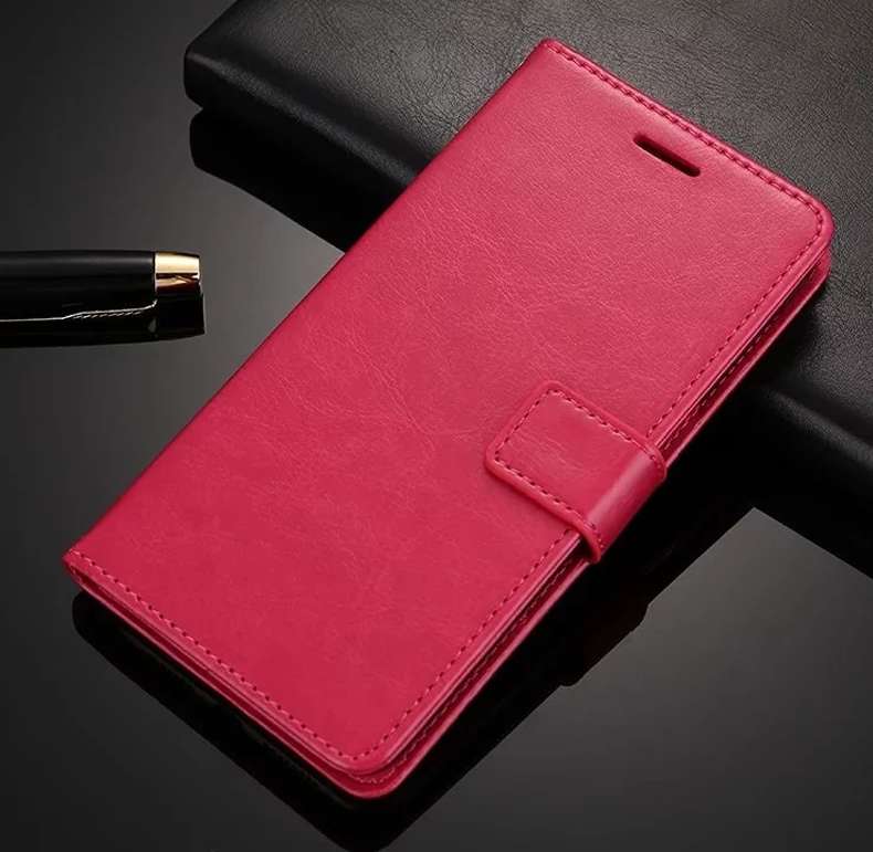 手帳型スマホケース  Huawei用 高級レザー調 多機能フリップケース