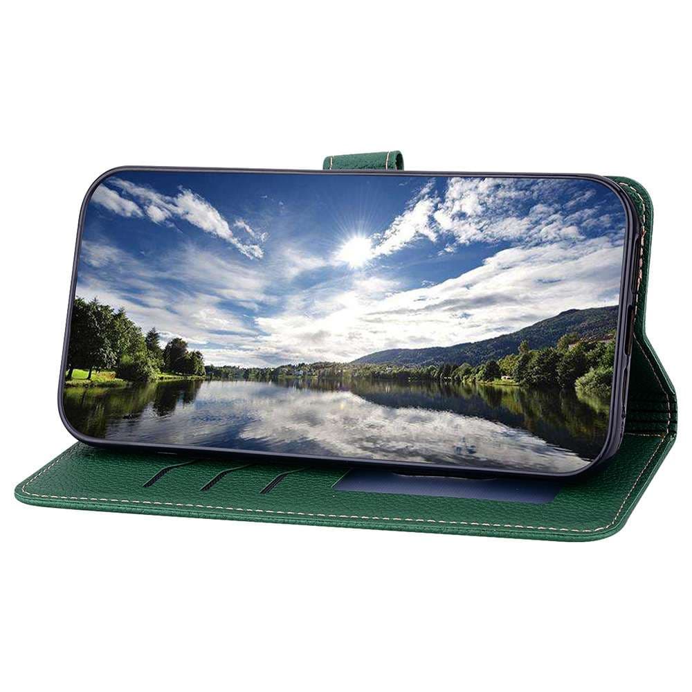 上品な手帳型スマホケース 多機能ウォレット