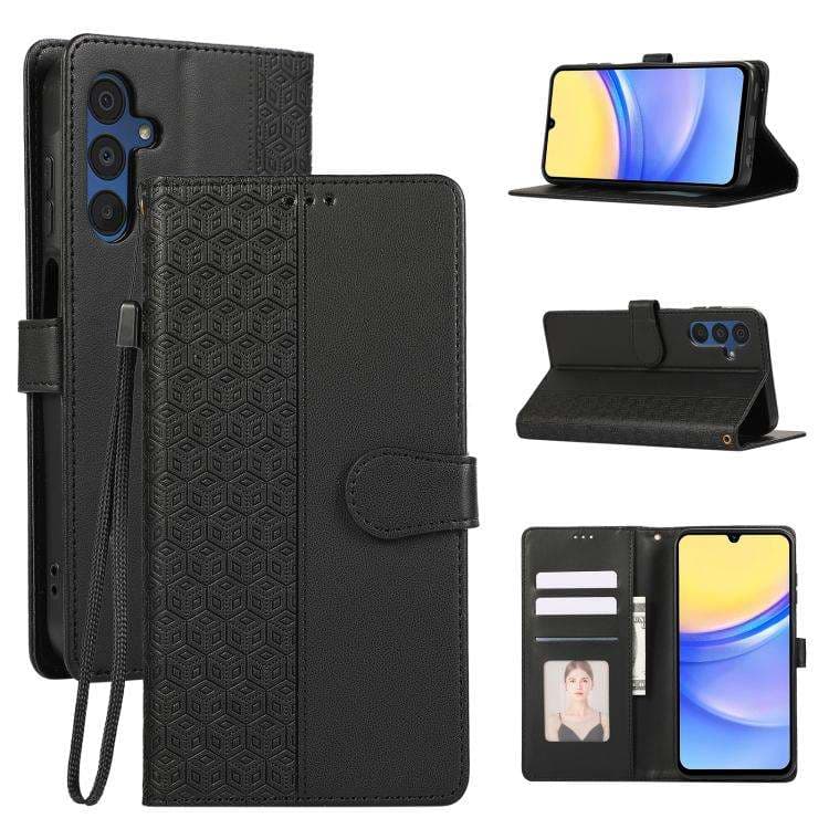 手帳型スマホケース  Galaxy多機能レザーウォレットケース