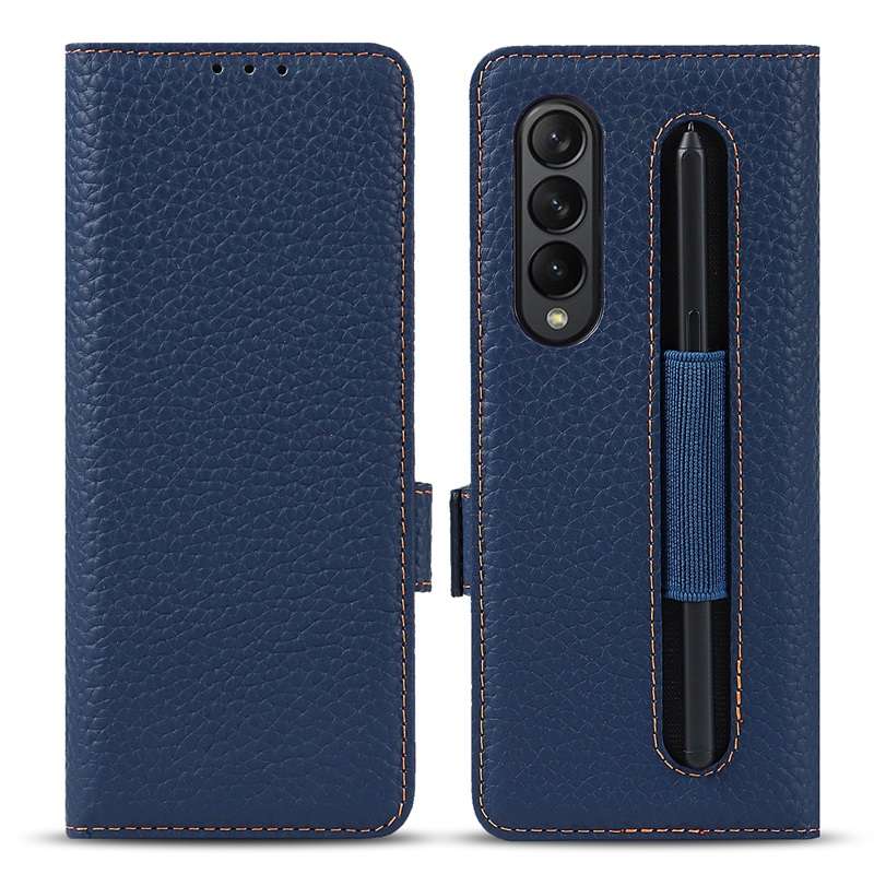 手帳型スマホケース  Galaxy用 多機能レザー手帳型ケース
