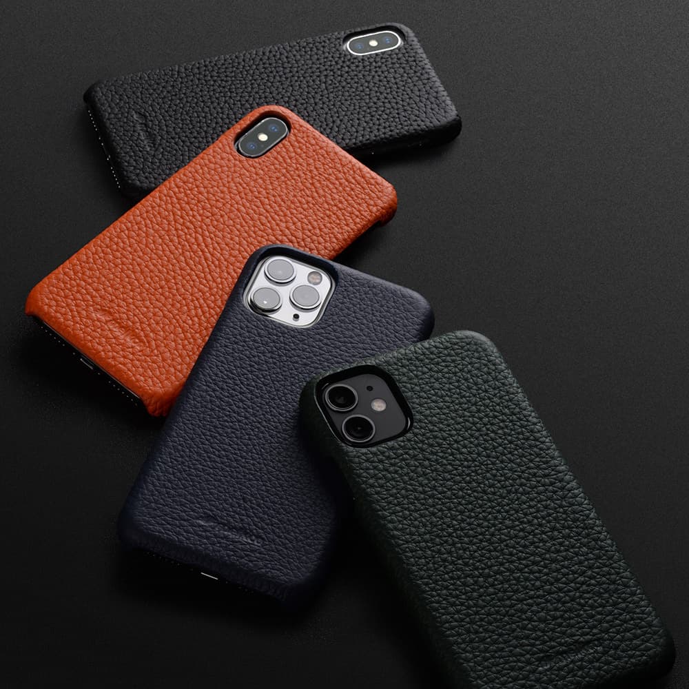 手帳型スマホケース 本革レザー質感スマートフォンケース