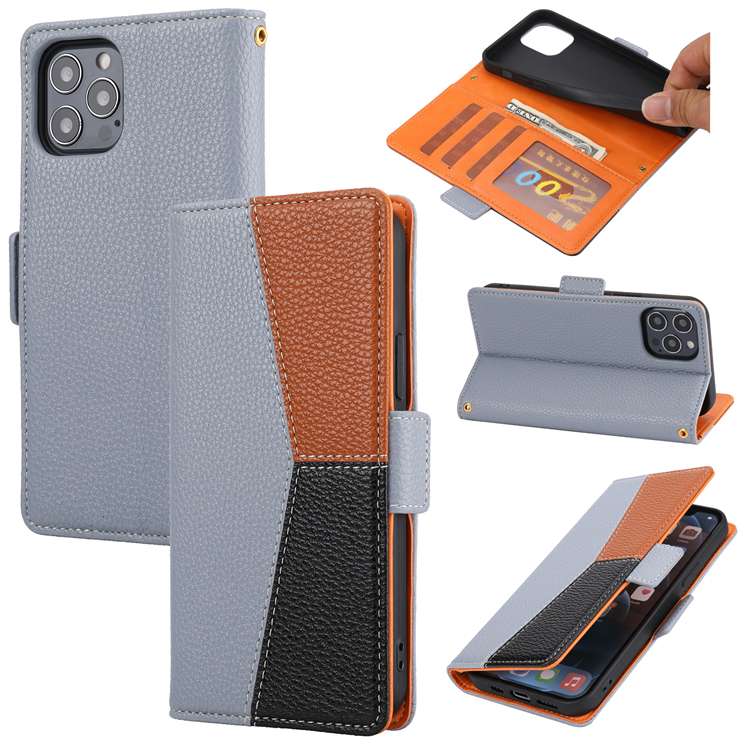 手帳型スマホケース  マルチカラー レザー 手帳型 Galaxy ケース
