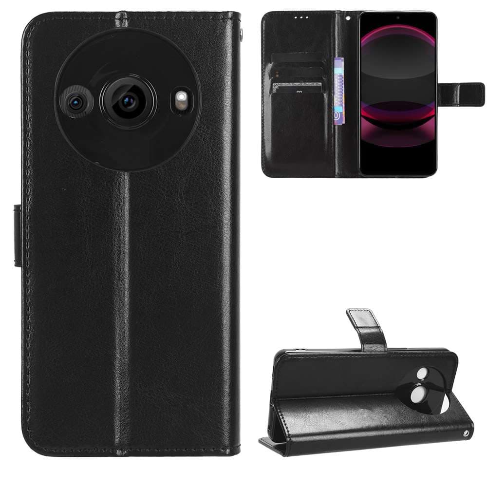 手帳型スマホケース  AQUOS用 多機能レザー調手帳型ケース