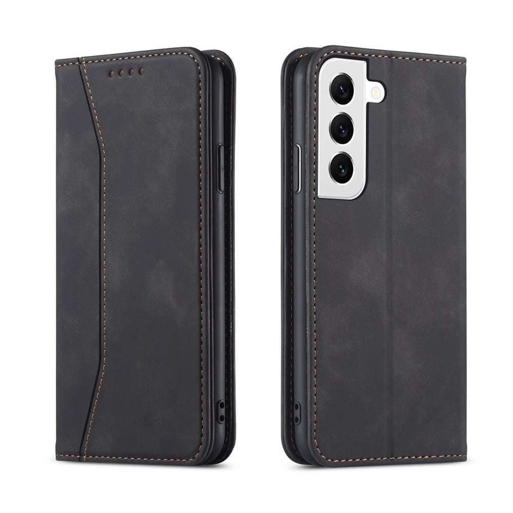 手帳型スマホケース  ギャラクシー用高級レザー手帳型ケース