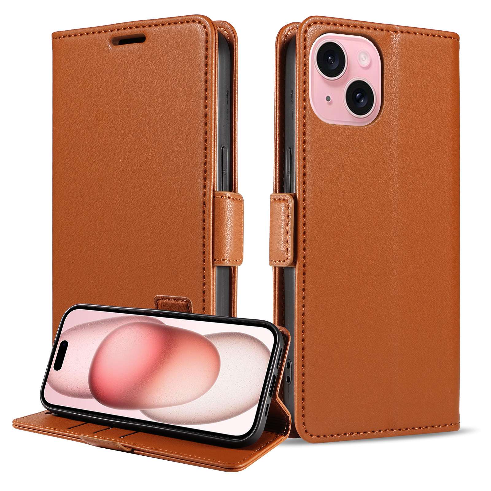 手帳型スマホケース  多機能フリップ式アイフォン保護ケース