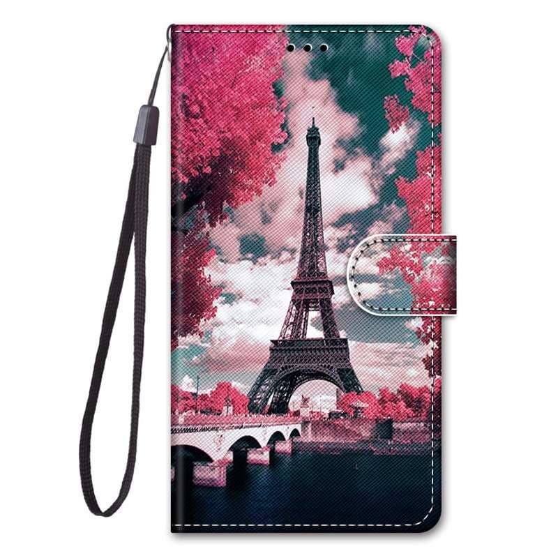 手帳型スマホケース  個性豊かな絵柄の手帳型Galaxyケース