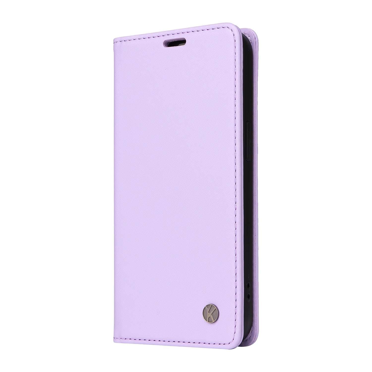 手帳型スマホケース  Galaxy用高級レザー調フォリオケース