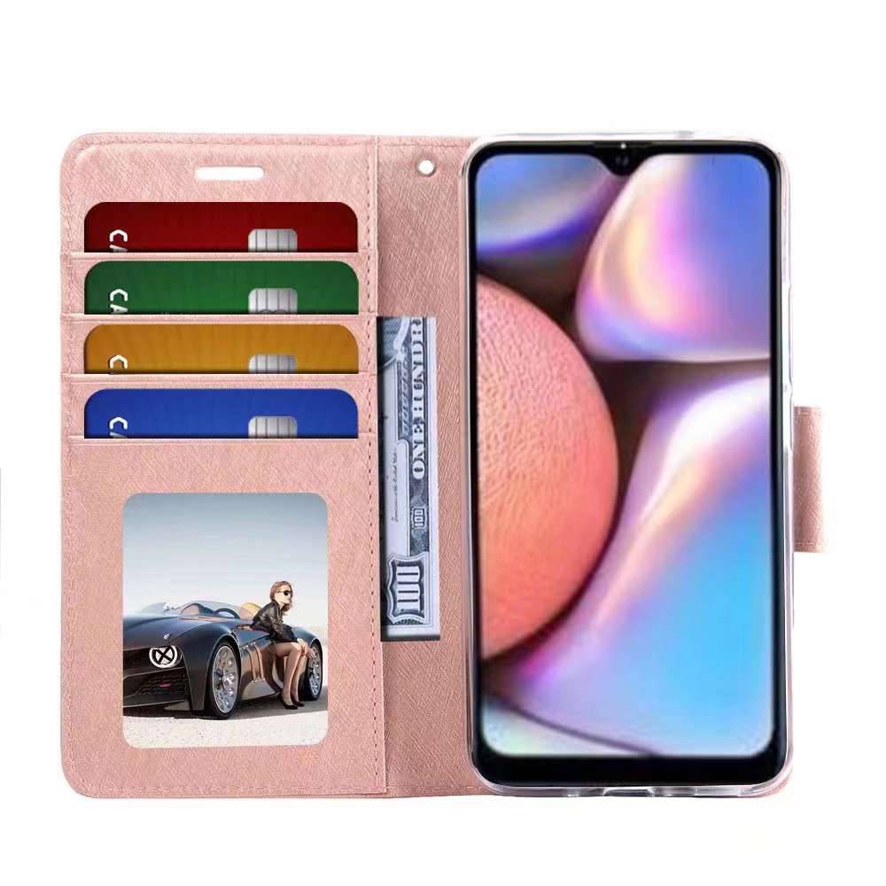 手帳型スマホケース  Galaxy用多機能手帳型レザーケース