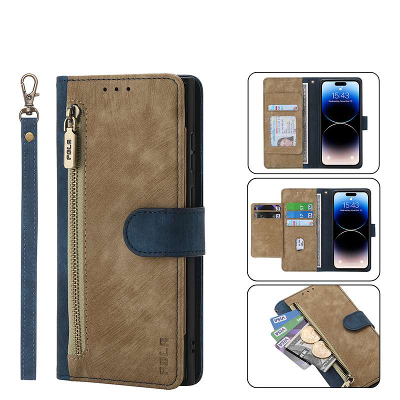 手帳型スマホケース  多機能財布型OPPOスマホケース