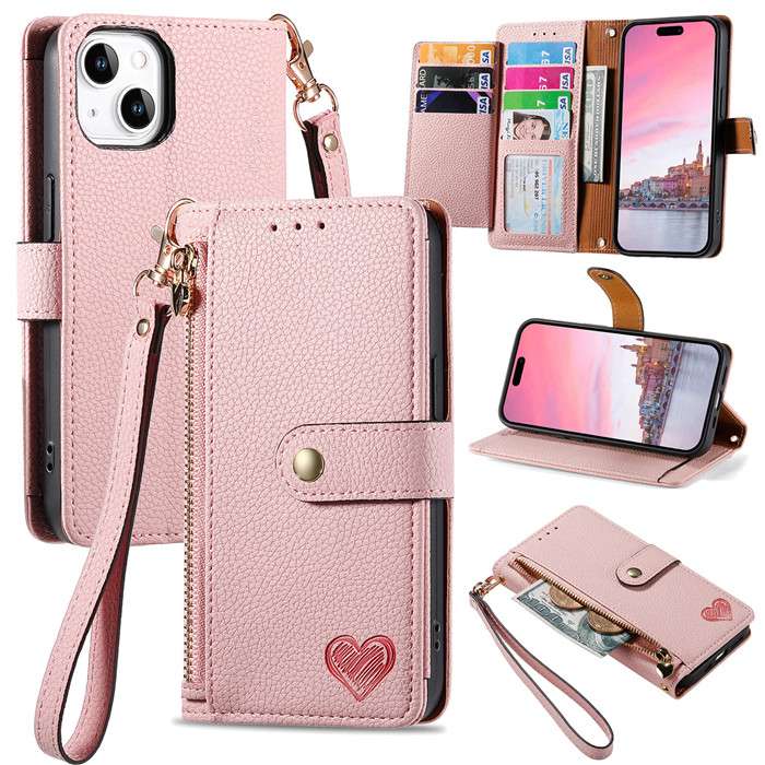 手帳型スマホケース  多機能財布型スマホケース