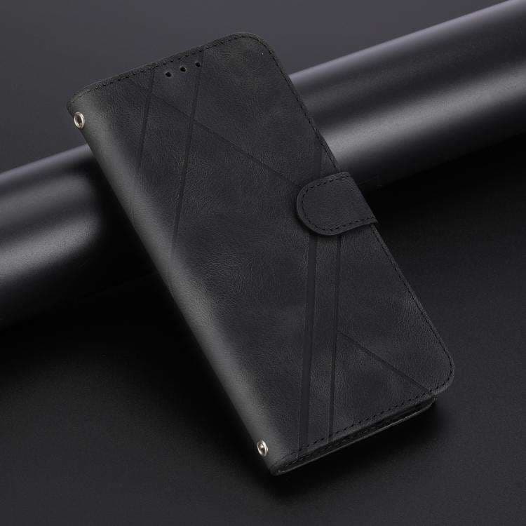 手帳型スマホケース  AQUOS用ハート柄ジッパー付き手帳型ケース