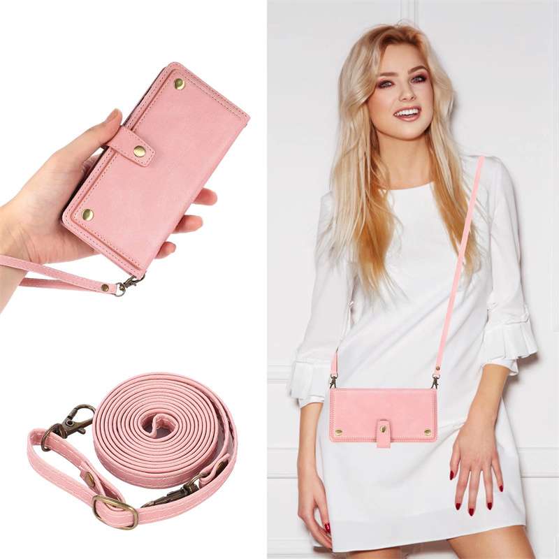 多機能レザー調手帳型スマホケース 全5色