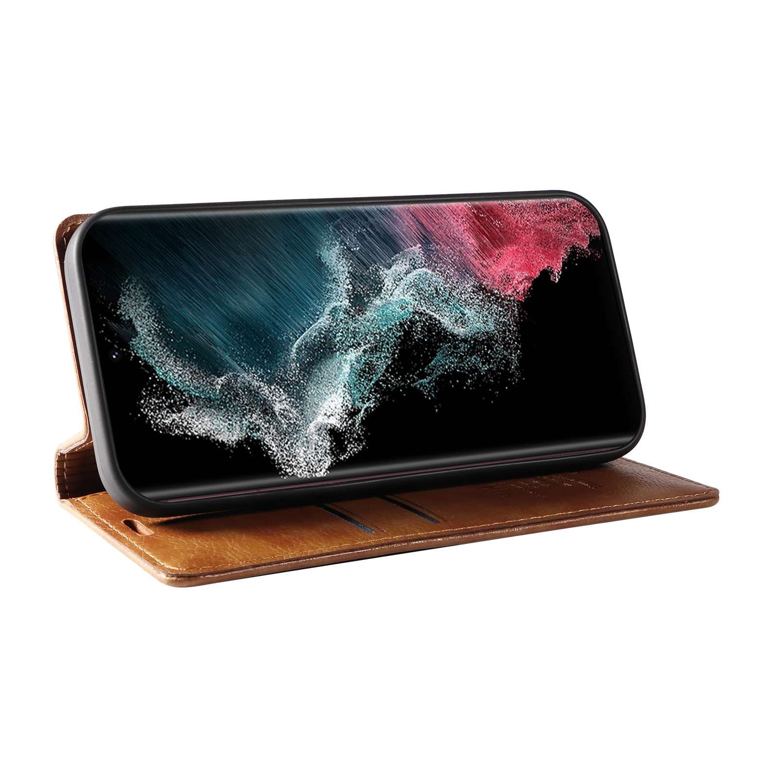 手帳型スマホケース  VIKATU レザー手帳型 AQUOS スマホケース