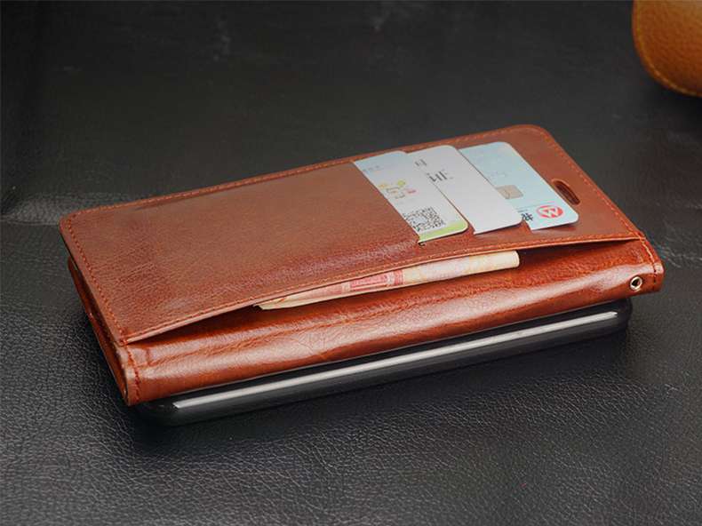 手帳型スマホケース  Xperia用高級レザー手帳型マルチカードケース