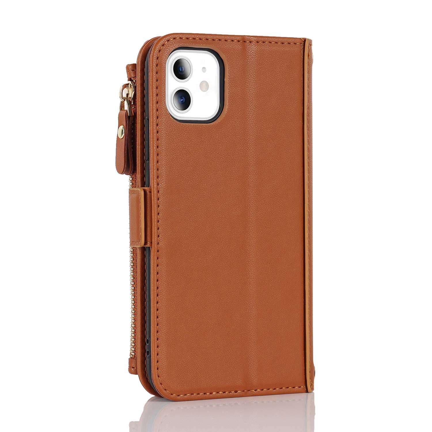 手帳型スマホケース  多機能ウォレット型iPhoneケース