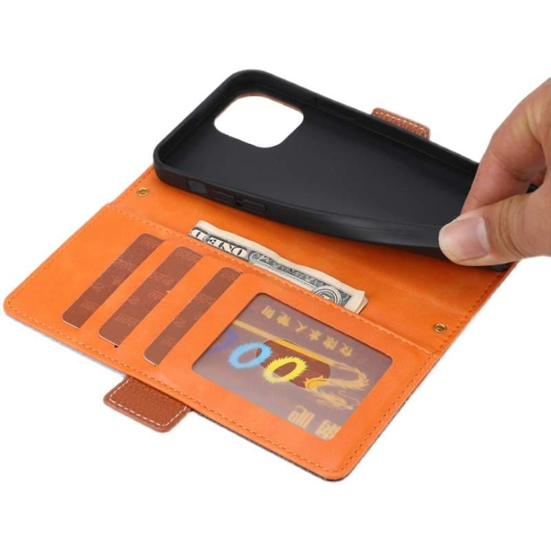 手帳型スマホケース  マルチカラー レザー 手帳型 Galaxy ケース