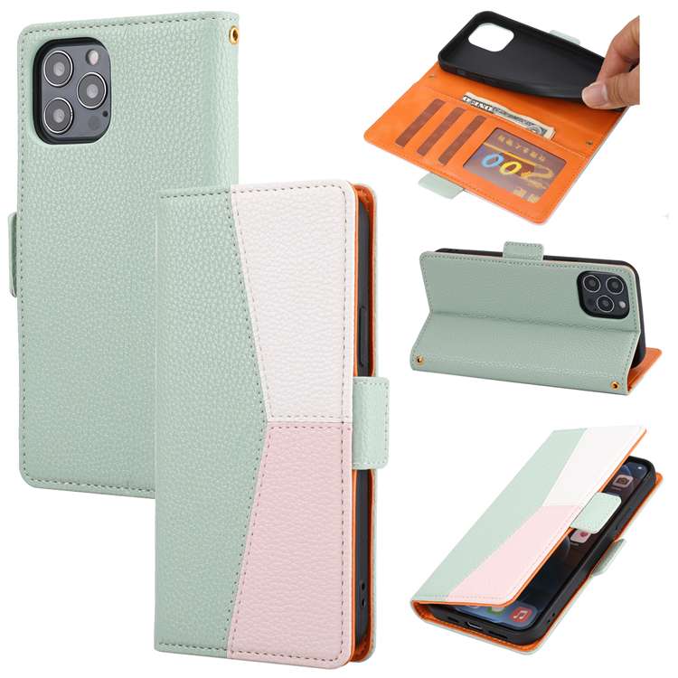 手帳型スマホケース  マルチカラー レザー 手帳型 Galaxy ケース