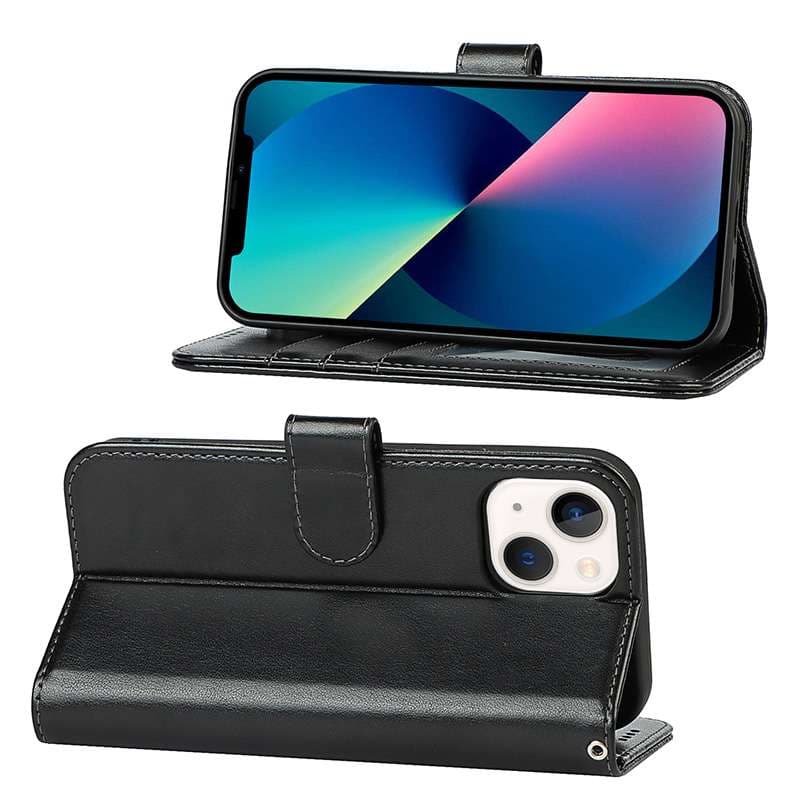 手帳型スマホケース  マンダラ柄エンボス加工レザー手帳型iPhoneケース