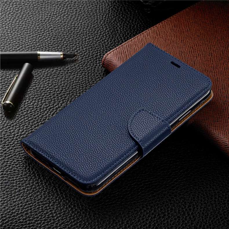 手帳型スマホケース  Huawei用高級レザー調フリップカバーケース