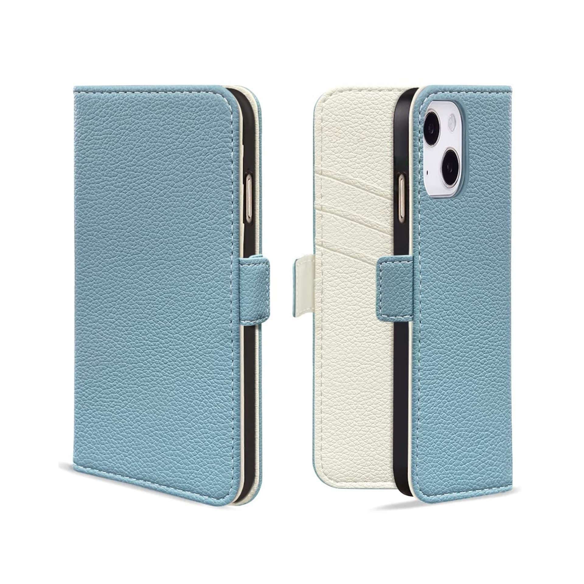 高級感あふれる二つ折り手帳型スマホケース
