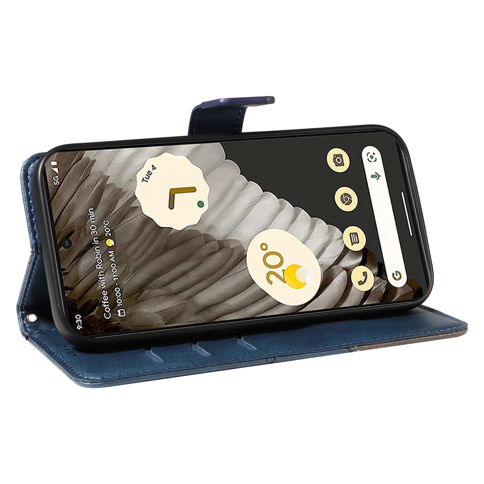 手帳型スマホケース  ピクセル用多機能レザー手帳型ケース