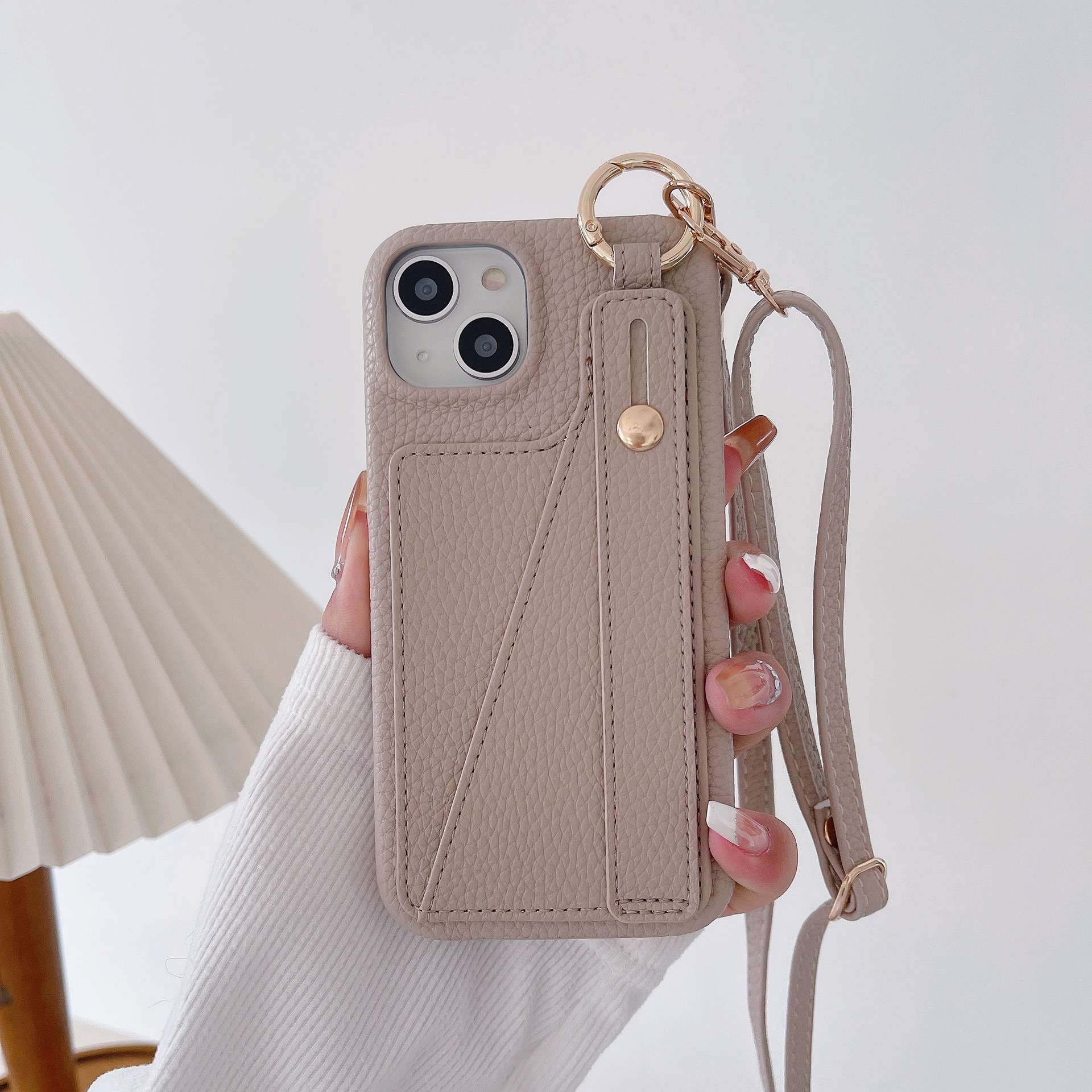 ～財布にも使える、かわいいスマホケース～ ストラップ付き多機能ポケットケース 手帳型スマホケース