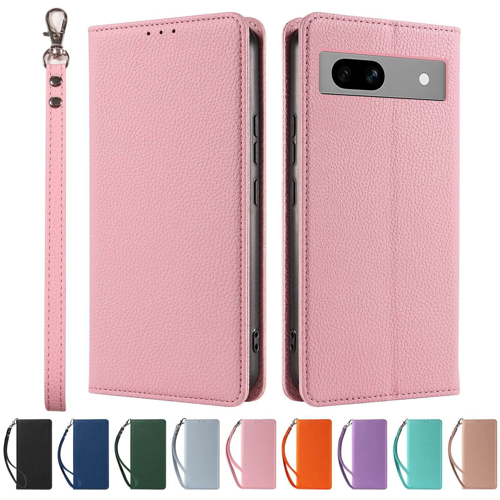 手帳型スマホケース  Xperia用 高級レザー調手帳型ケース