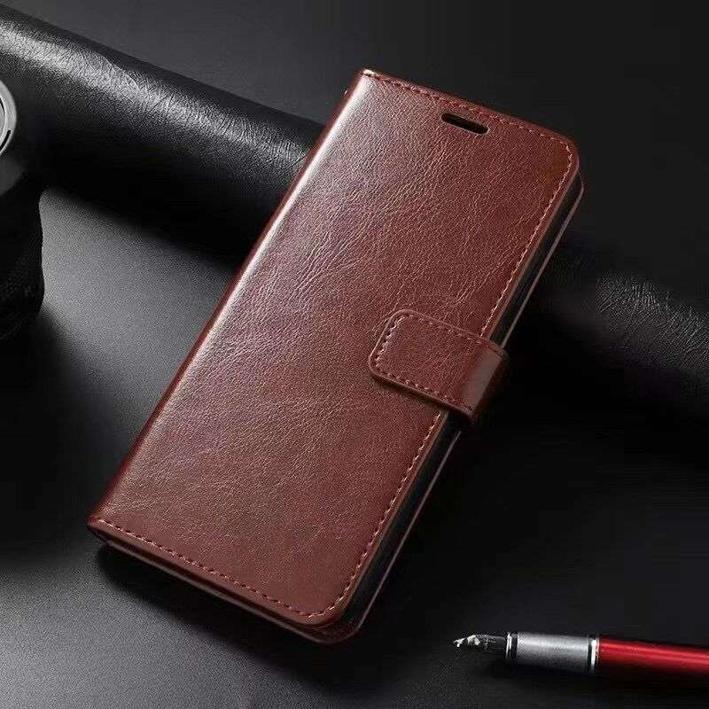 高級感漂う多機能レザー調手帳型スマホケース