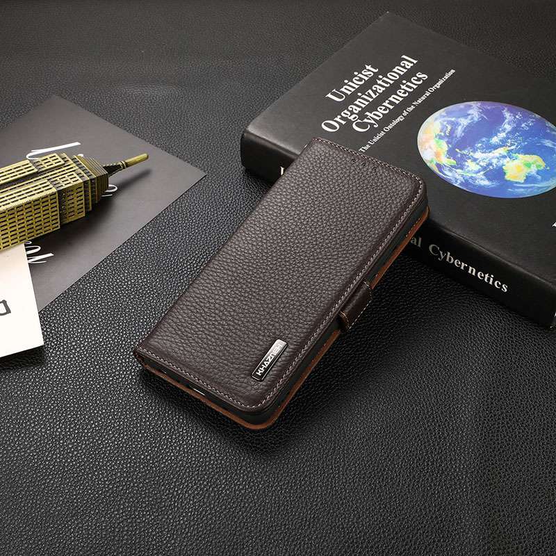 手帳型スマホケース  Xperia用高級レザー手帳型マルチカードケース