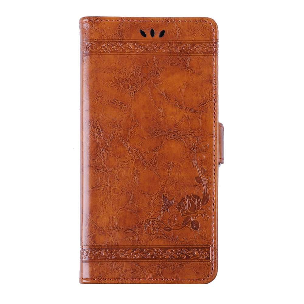 手帳型スマホケース  ヴィンテージ風 手帳型 アクオス ケース