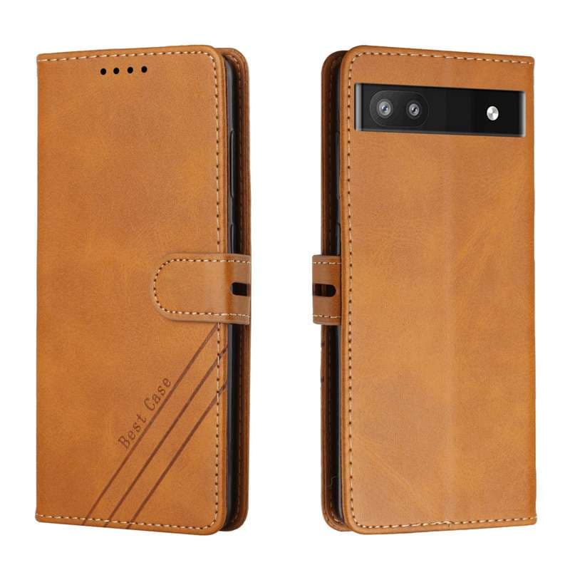 手帳型スマホケース  ピクセル用レザー調手帳型保護ケース