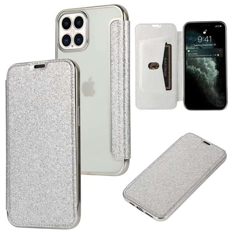 手帳型スマホケース  キラキラ輝くグリッター iPhone手帳型ケース