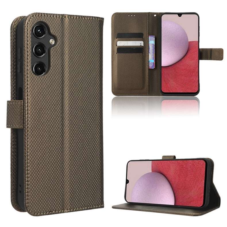 手帳型スマホケース  Galaxy多機能レザー手帳型ケース4色展開