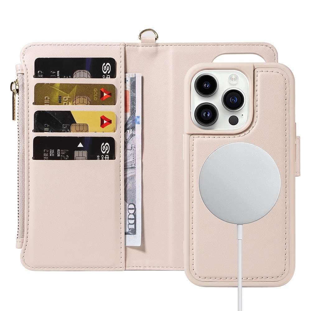 手帳型スマホケース 多機能カード収納付き手帳型iPhoneケース