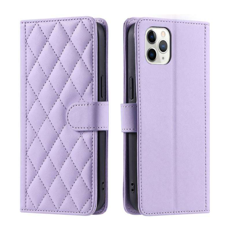 手帳型スマホケース キルティングレザー調 iPhoneケース 手帳型 パステルカラー