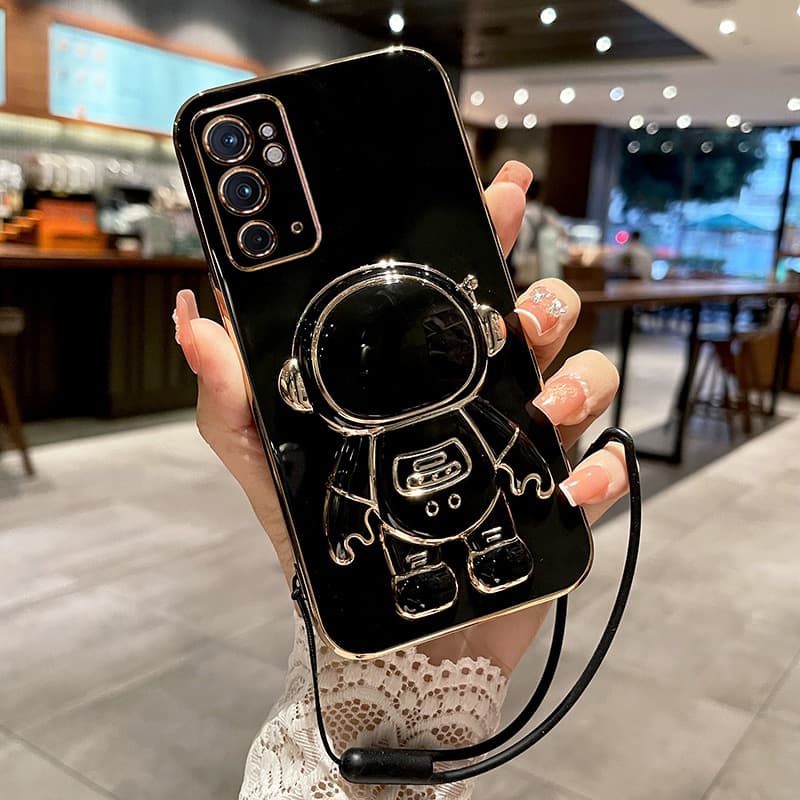 手帳型スマホケース 宇宙飛行士 立体飾り付き スマホケース