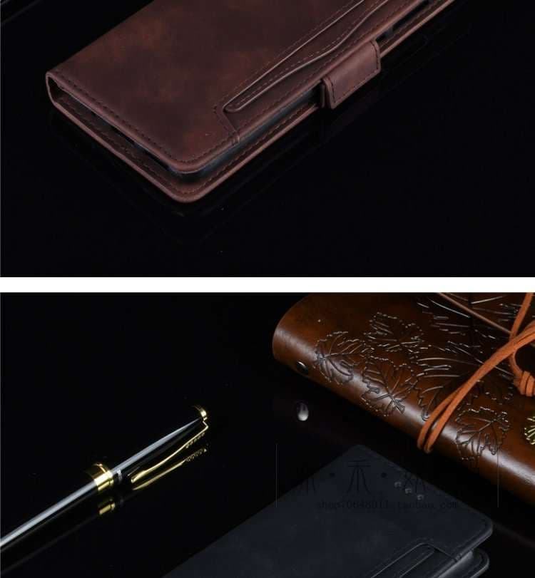 手帳型スマホケース アクオス用 多機能カード収納手帳型ケース