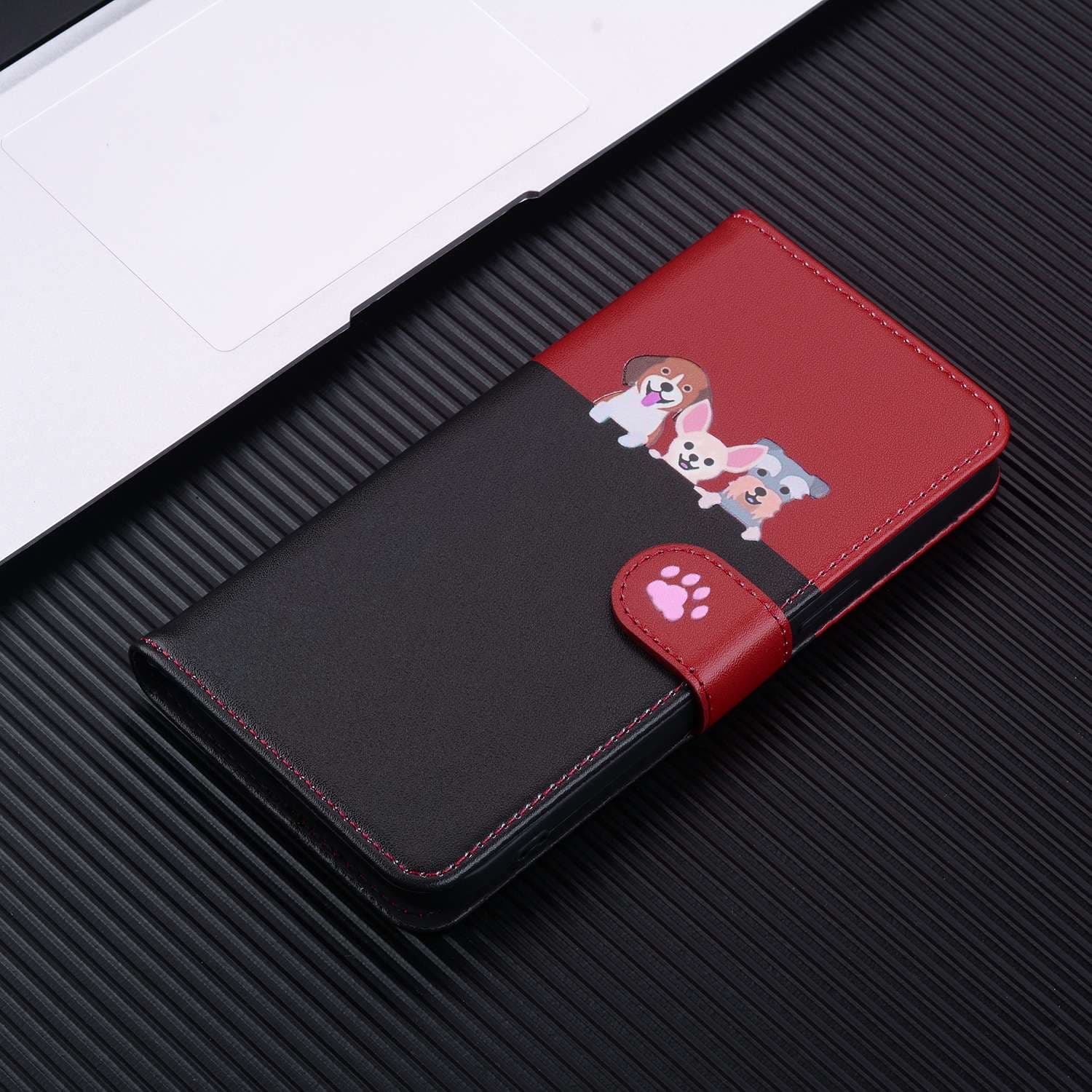 手帳型スマホケース 猫好き必見!可愛いネコちゃんデザイン手帳型Galaxyケース