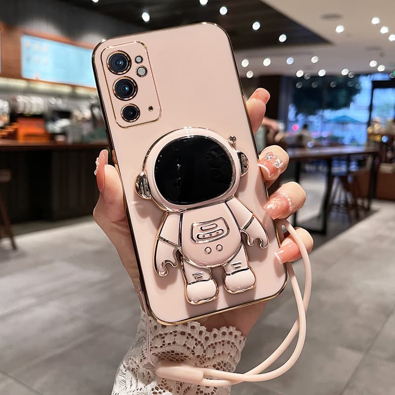 手帳型スマホケース 宇宙飛行士 立体飾り付き スマホケース
