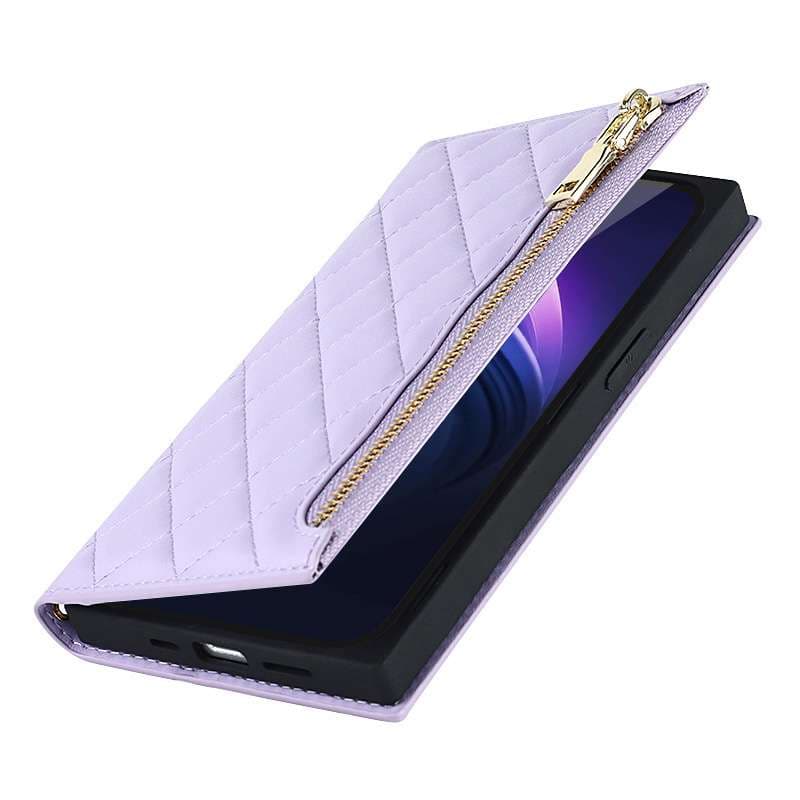 手帳型スマホケース 高級レザー多機能手帳型iPhoneケース