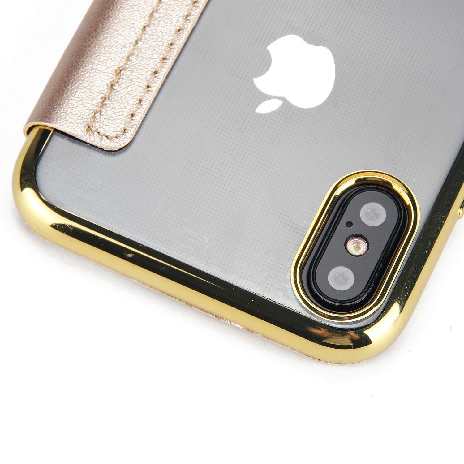 手帳型スマホケース 高級感あふれるiPhone用レザー調手帳型ケース