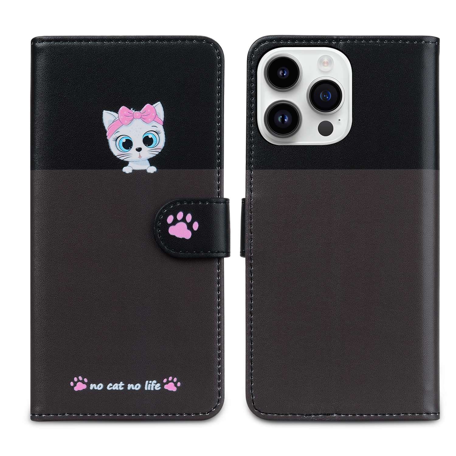 手帳型スマホケース 猫好き必見!可愛いネコちゃんデザイン手帳型Galaxyケース