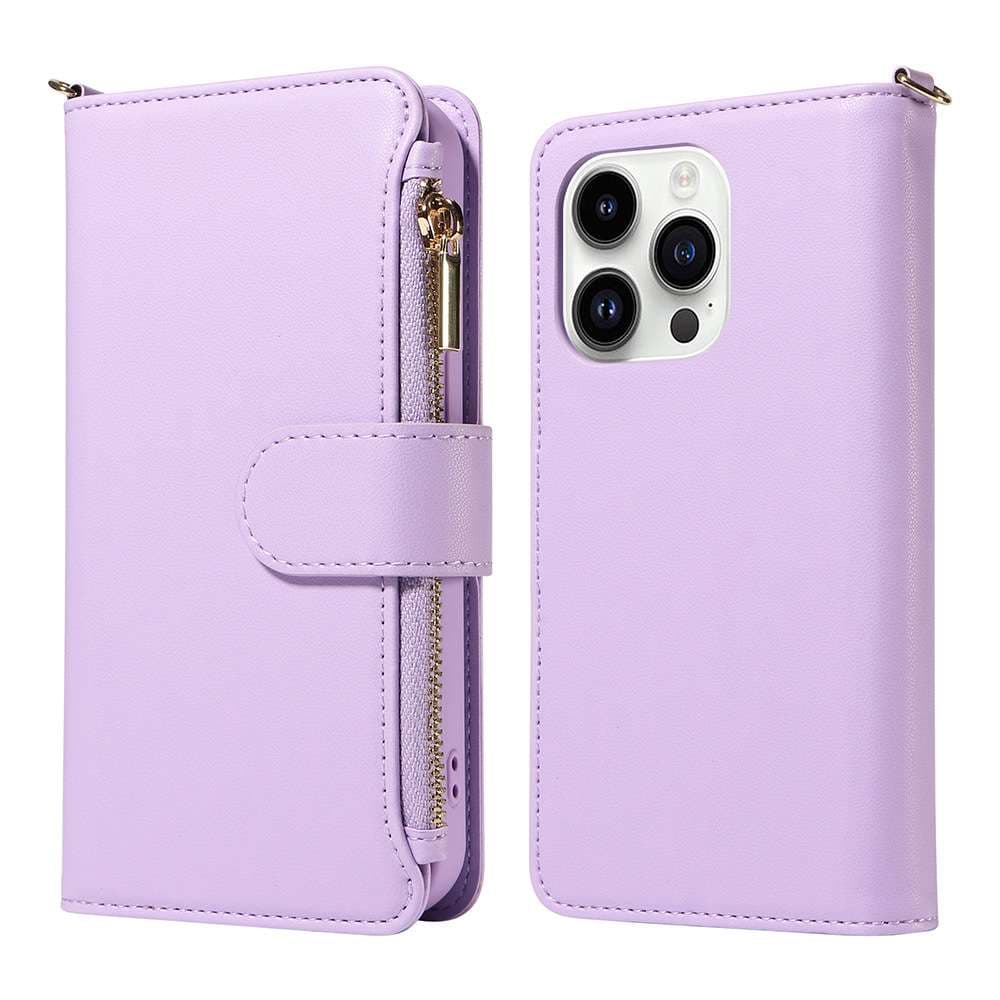 手帳型スマホケース 多機能カード収納付き手帳型iPhoneケース