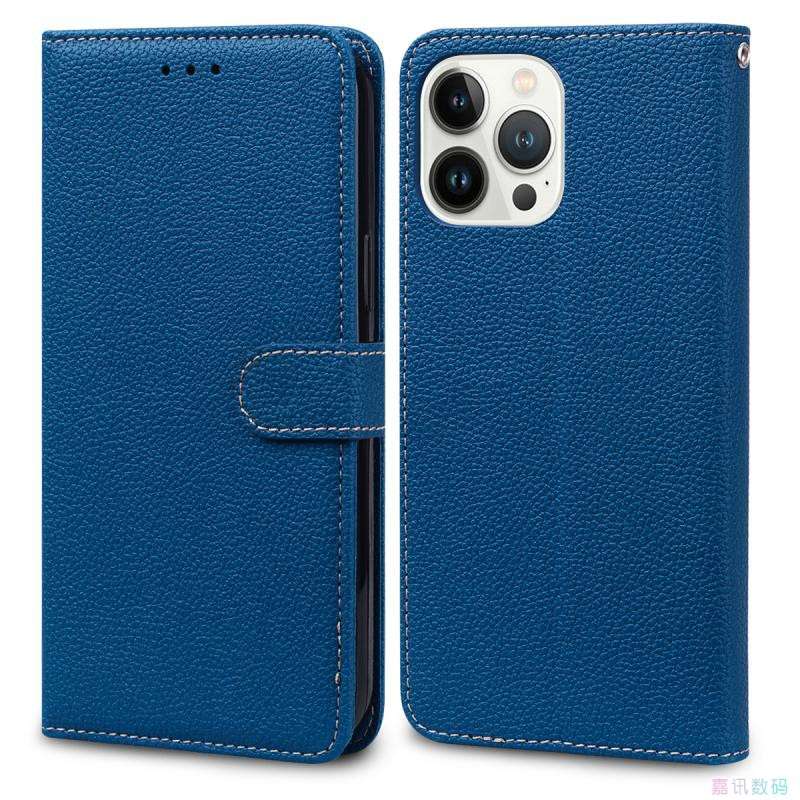 手帳型スマホケース 高級感漂う緑の革製iPhone手帳型ケース
