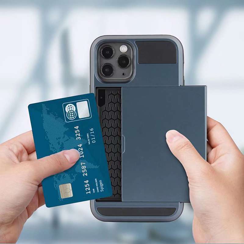 手帳型スマホケース カード収納付き多機能スマホケース