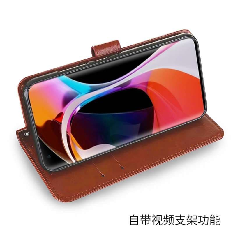 手帳型スマホケース Xiaomi用多機能レザー手帳型ケース