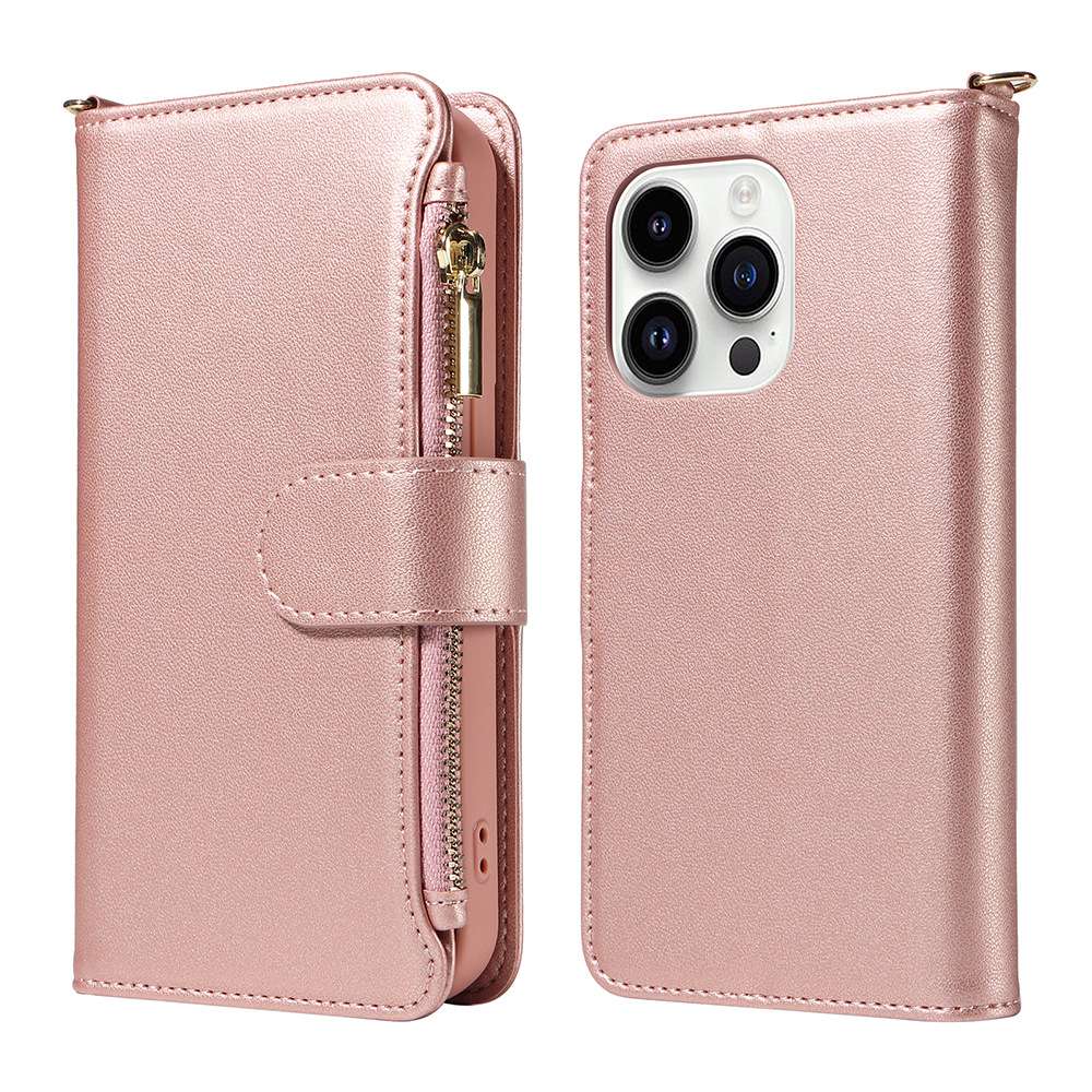 手帳型スマホケース 多機能カード収納付き手帳型iPhoneケース